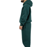 ZIP HOODIE FOREST GREEN