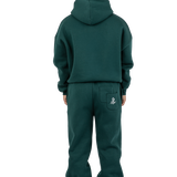 ZIP HOODIE FOREST GREEN