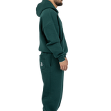 ZIP HOODIE FOREST GREEN