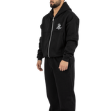 OPEN LEG JOGGER BLACK