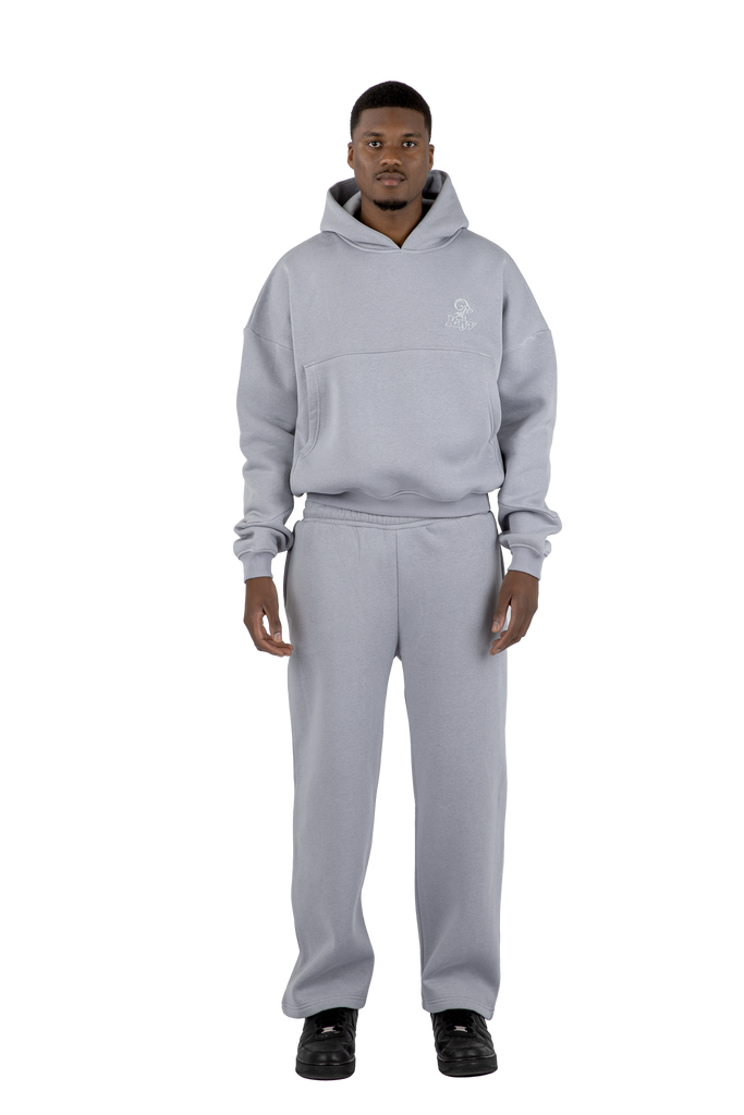 OPEN LEG JOGGER GREY