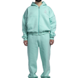 ZIP HOODIE TURQUOISE