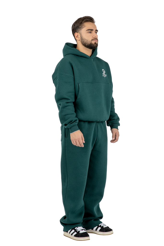 HOODIE FOREST GREEN