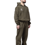 OPEN LEG JOGGER OLIVE GREEN